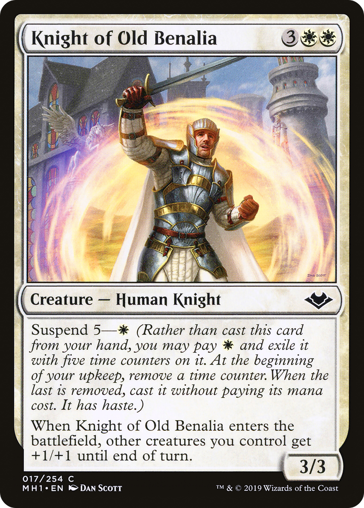 Knight of Old Benalia (MH1-017) - Modern Horizons