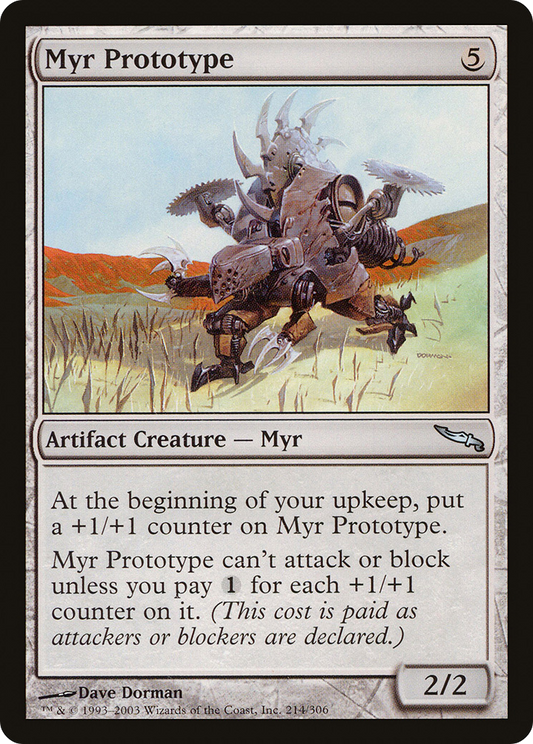 Myr Prototype (MRD-214) - Mirrodin Foil