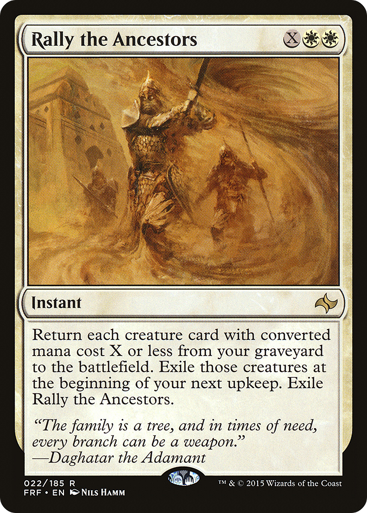 Rally the Ancestors (FRF-022) - Fate Reforged Foil