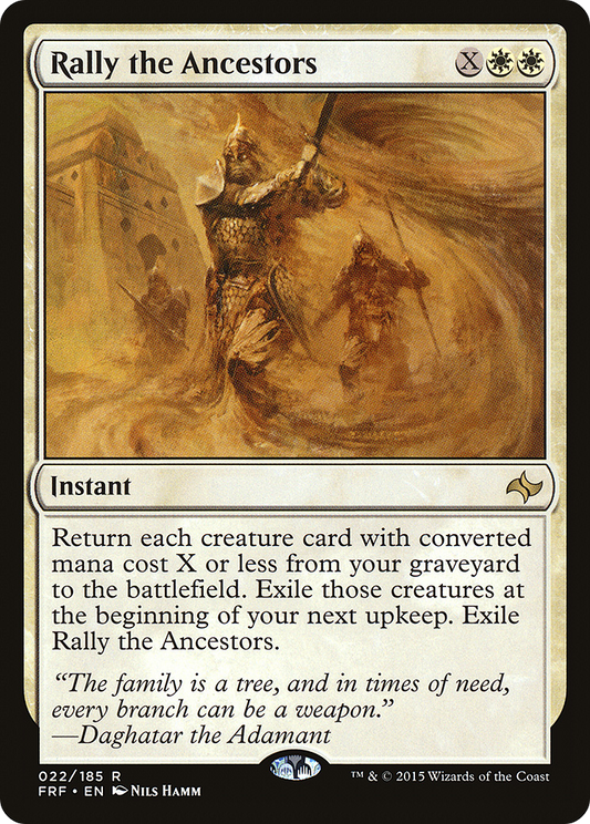 Rally the Ancestors (FRF-022) - Fate Reforged Foil