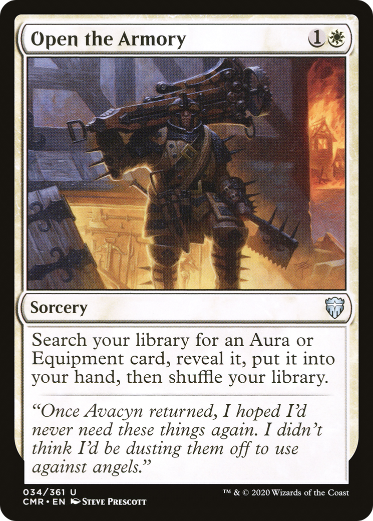 Open the Armory (CMR-034) - Commander Legends Foil