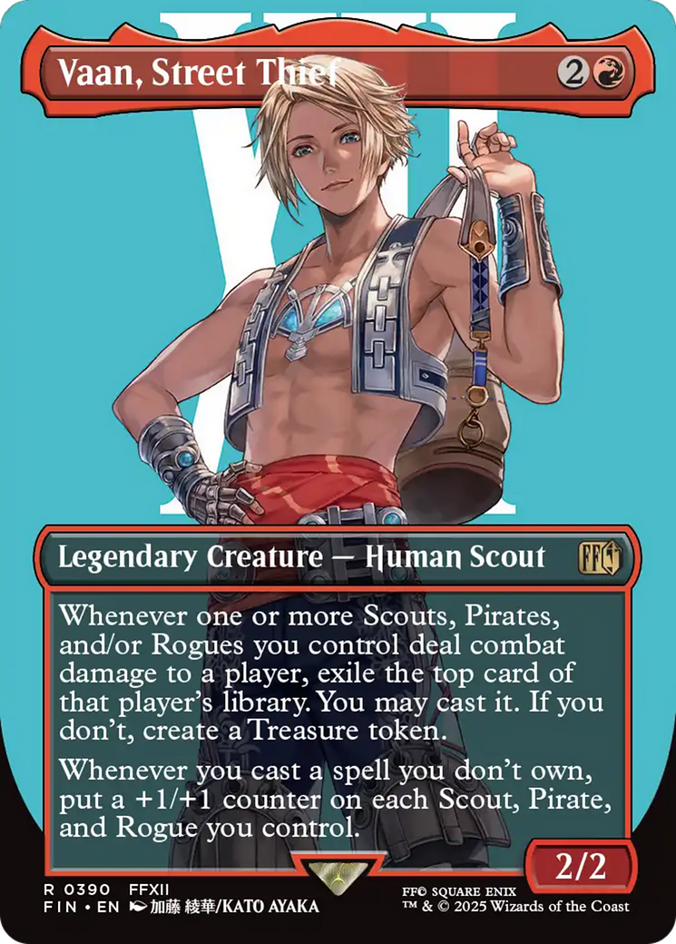 Vaan, Street Thief (Borderless) (FIN-390) - FINAL FANTASY (Borderless)