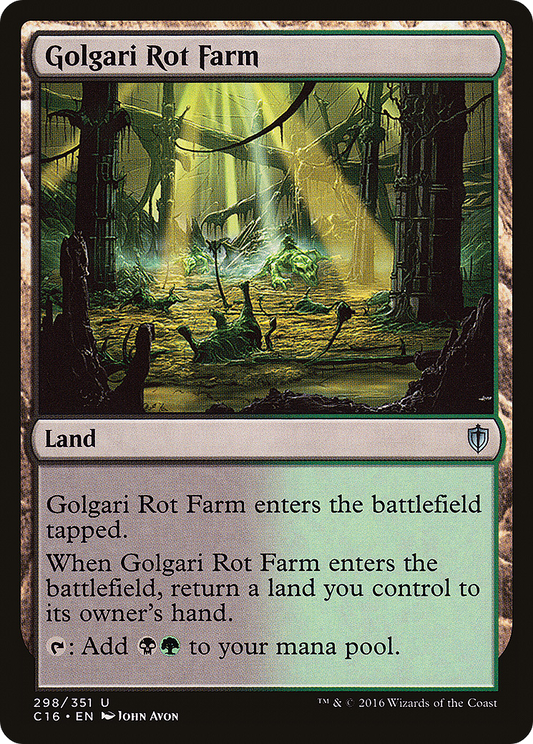 Golgari Rot Farm (C16-298) - Commander 2016