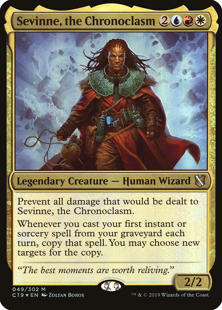 Sevinne, the Chronoclasm (OC19-049) - Commander 2019 Oversized Foil