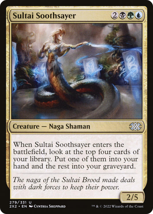 Sultai Soothsayer (2X2-279) - Double Masters 2022 Foil