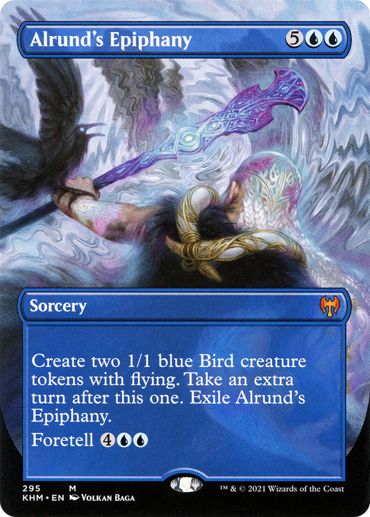 Alrund's Epiphany (Borderless) (KHM-295) - Kaldheim (Borderless)