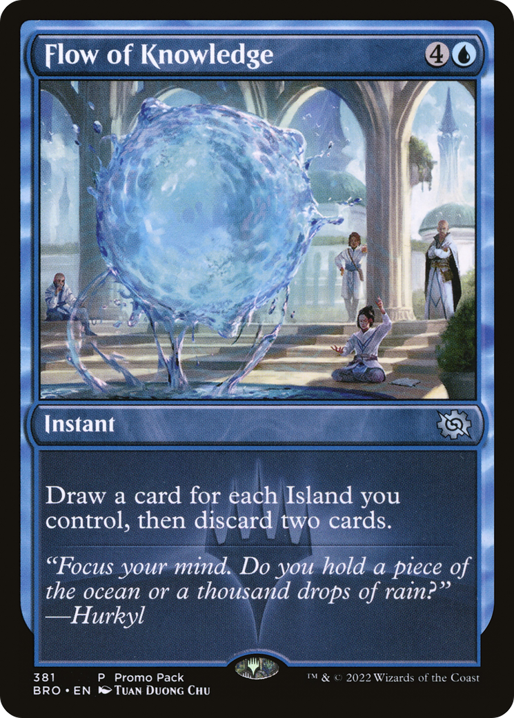 Flow of Knowledge (PPBRO-381) - The Brothers' War (Promo Pack) Foil