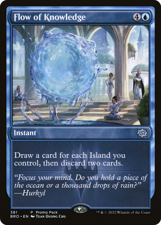 Flow of Knowledge (PPBRO-381) - The Brothers' War (Promo Pack) Foil