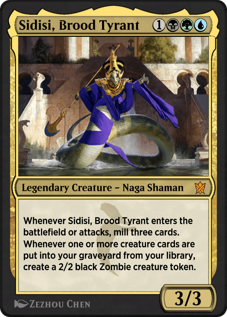 Sidisi, Brood Tyrant (KTK-199Y) - Khans of Tarkir