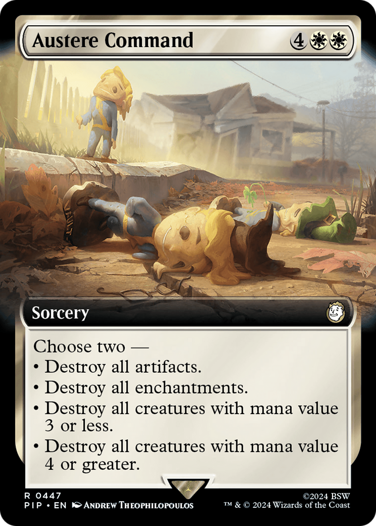 Austere Command (PIP-447) - Fallout: (Extended Art) Foil