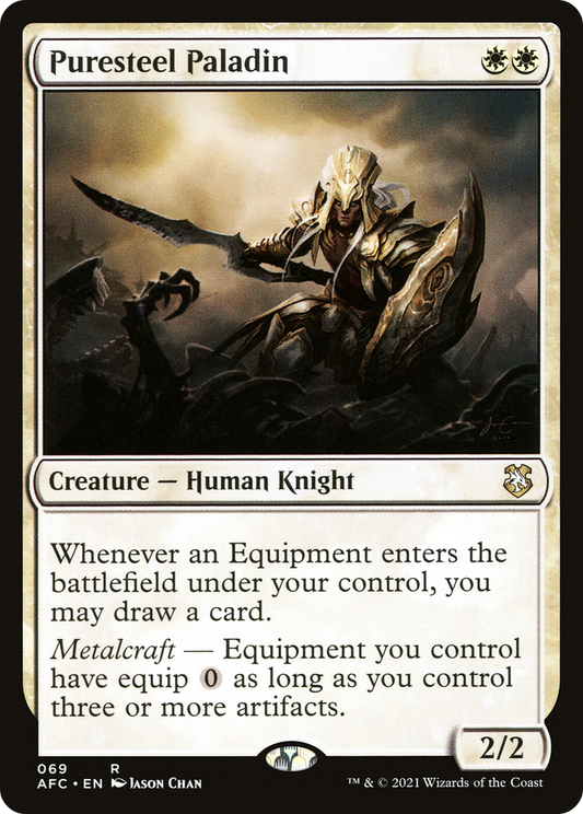 Puresteel Paladin (AFC-069) - Forgotten Realms Commander