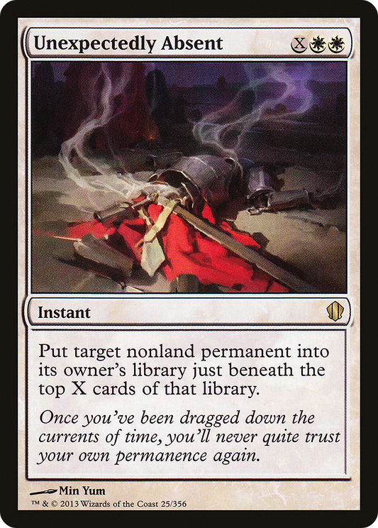 Unexpectedly Absent (C13-025) - Commander 2013