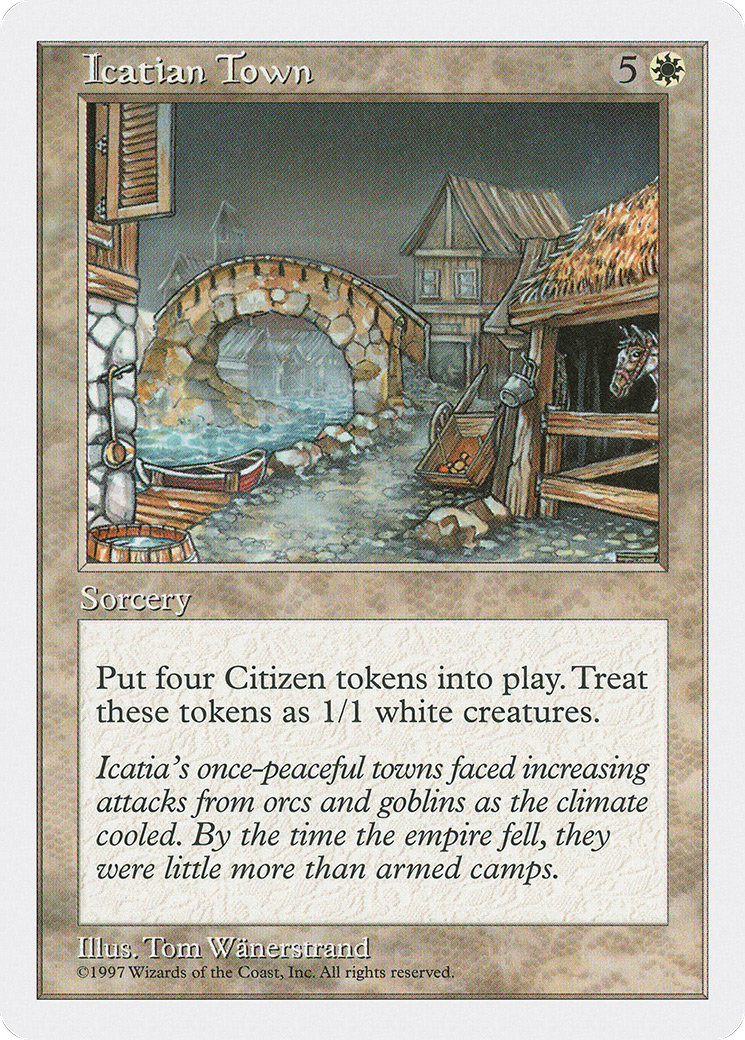 Icatian Town (5ED-038) - Fifth Edition