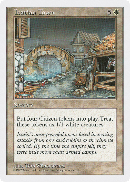 Icatian Town (5ED-038) - Fifth Edition