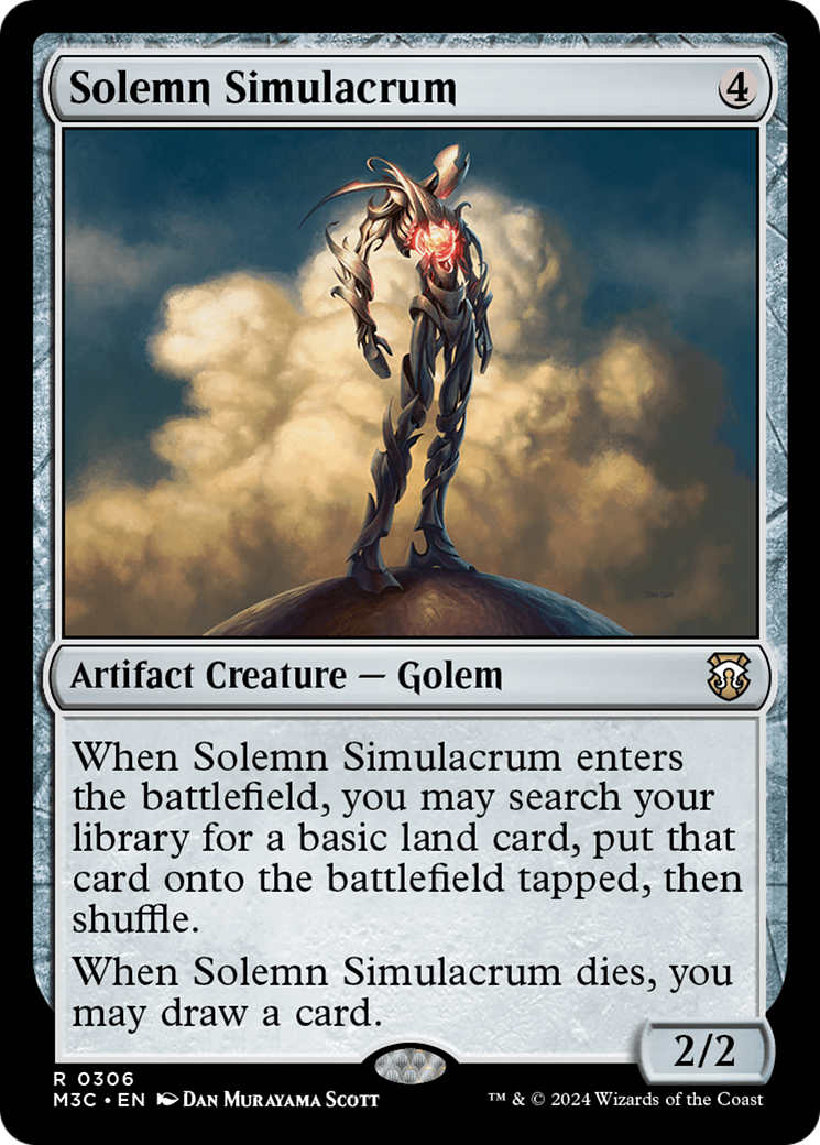 Solemn Simulacrum (M3C-306) - Modern Horizons 3 Commander Foil