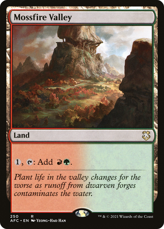 Mossfire Valley (AFC-250) - Forgotten Realms Commander