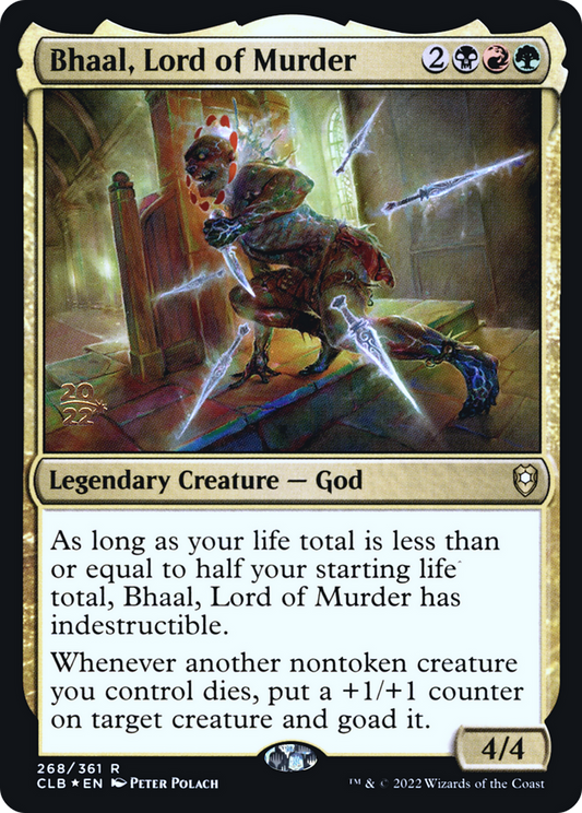 Bhaal, Lord of Murder (PRE-268S) - Battle for Baldur's Gate Promos (Prerelease) Foil