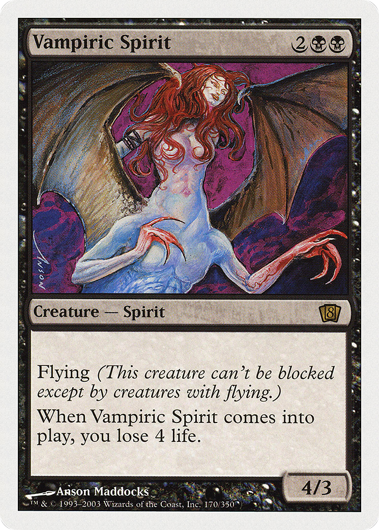 Vampiric Spirit (8ED-170) - Eighth Edition