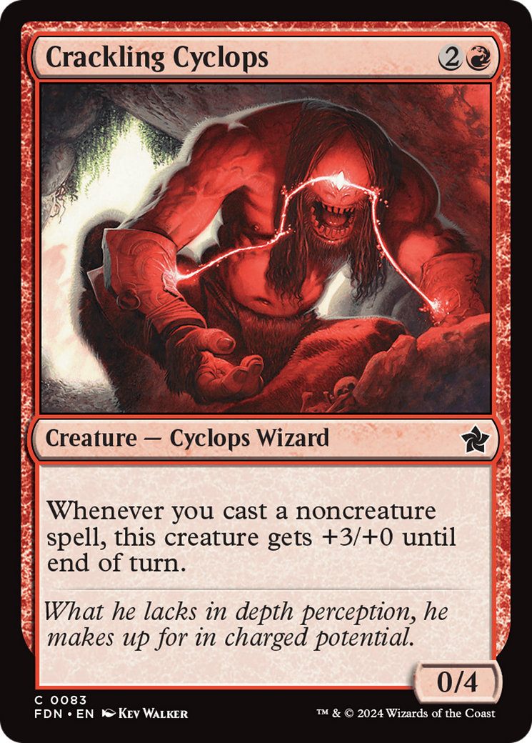 Crackling Cyclops (FDN-083) - Foundations Foil