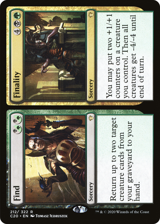 Find // Finality (C20-212) - Commander 2020