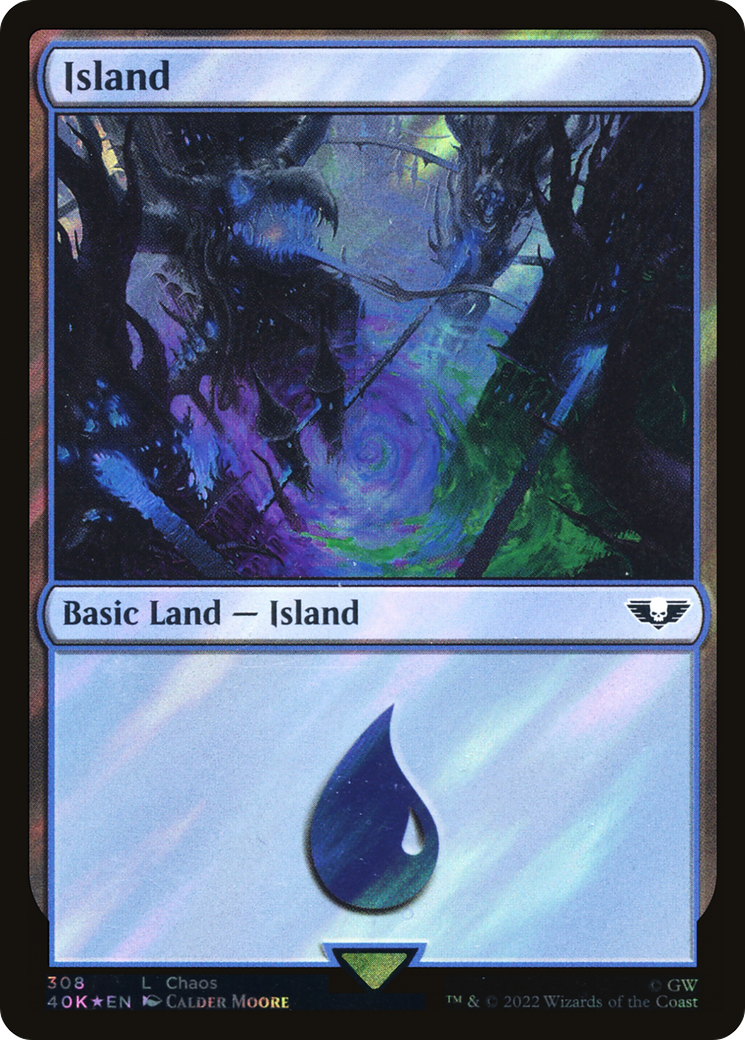 Island (40K-308★) - Warhammer 40,000 Commander Foil