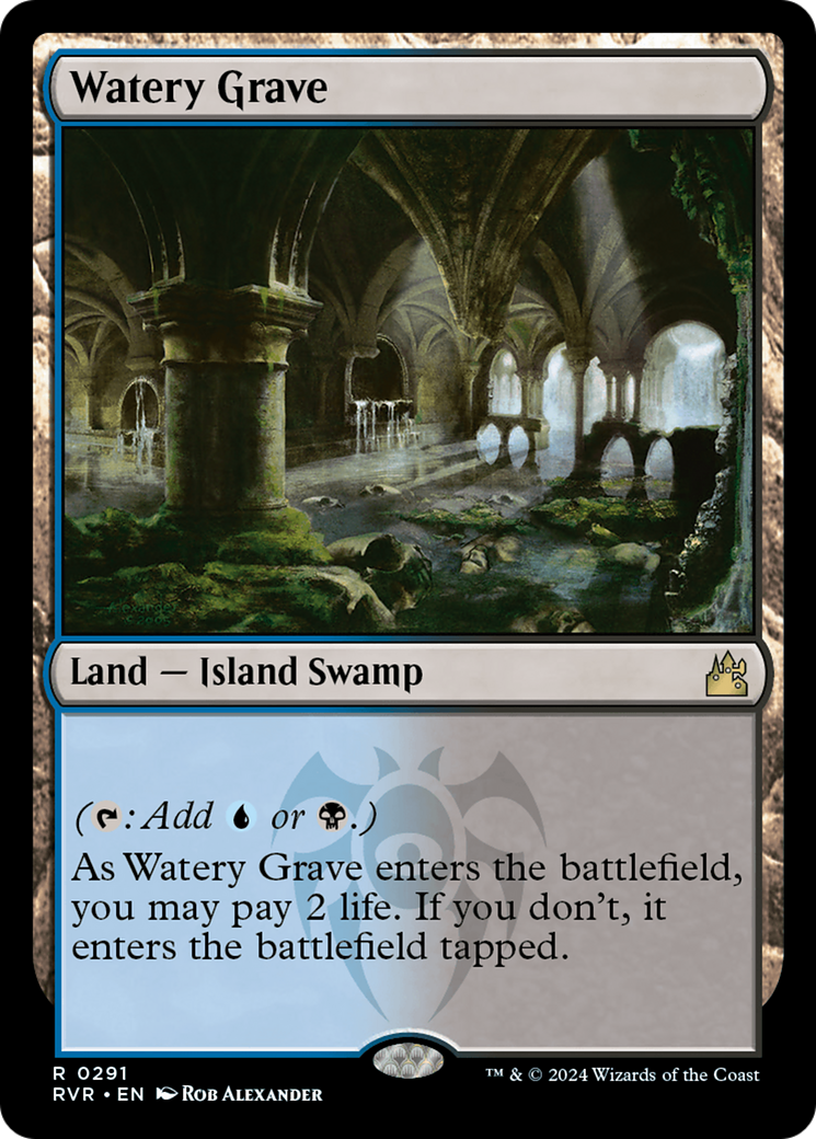 Watery Grave (RVR-291) - Ravnica Remastered Foil