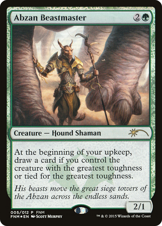 Abzan Beastmaster (F15-005) - Friday Night Magic 2015 Foil