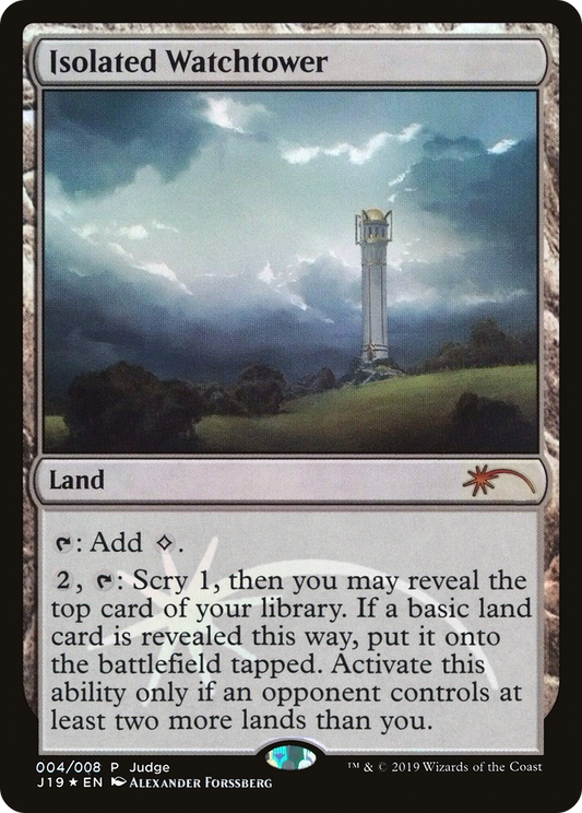 Isolated Watchtower (J19-004) - Judge Gift Cards 2019 Foil