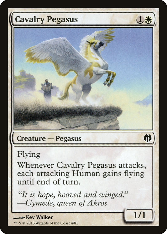 Cavalry Pegasus (DDL-004) - Duel Decks: Heroes vs. Monsters