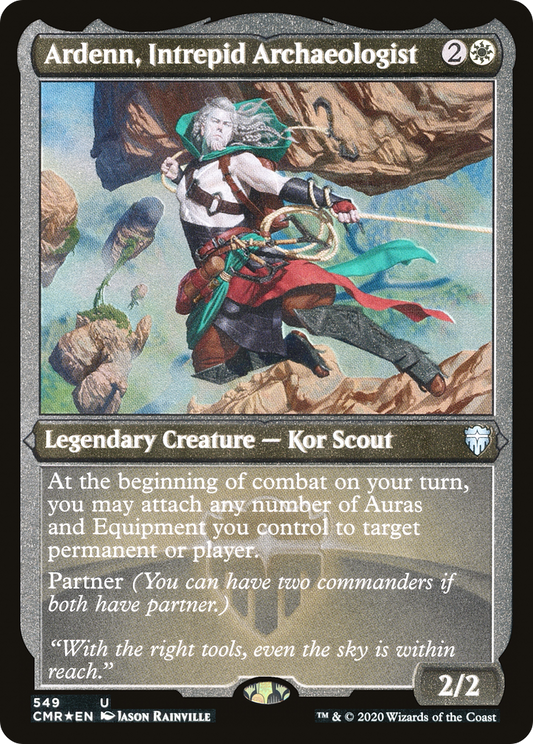 Ardenn, Intrepid Archaeologist (CMR-549) - Commander Legends Etched Foil