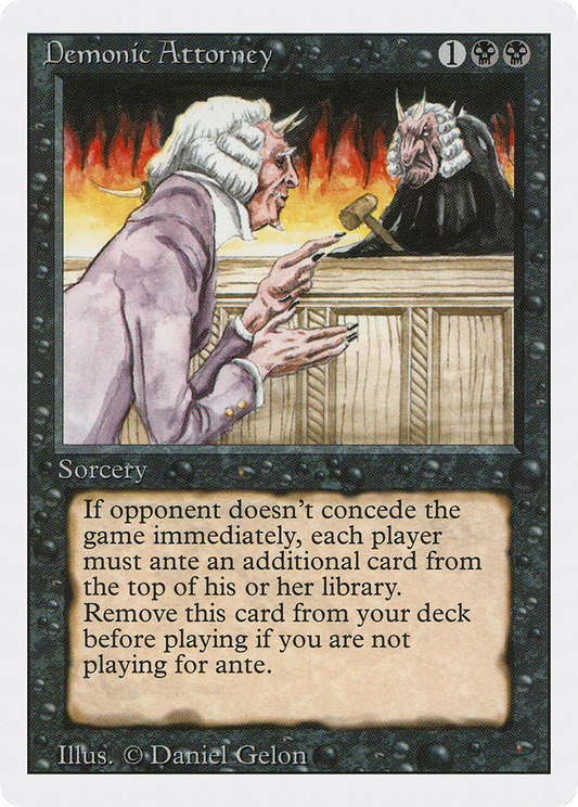 Demonic Attorney (3ED-103) - Revised Edition