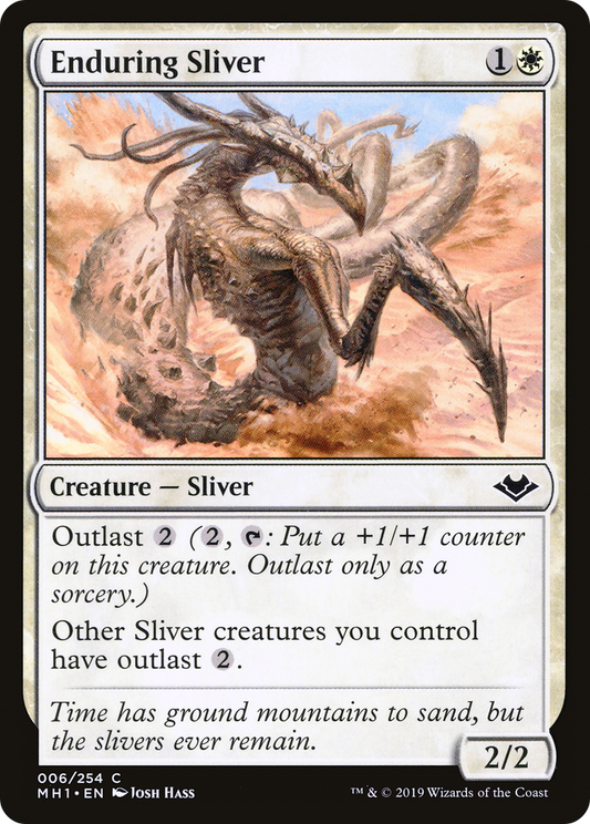 Enduring Sliver (MH1-006) - Modern Horizons Foil