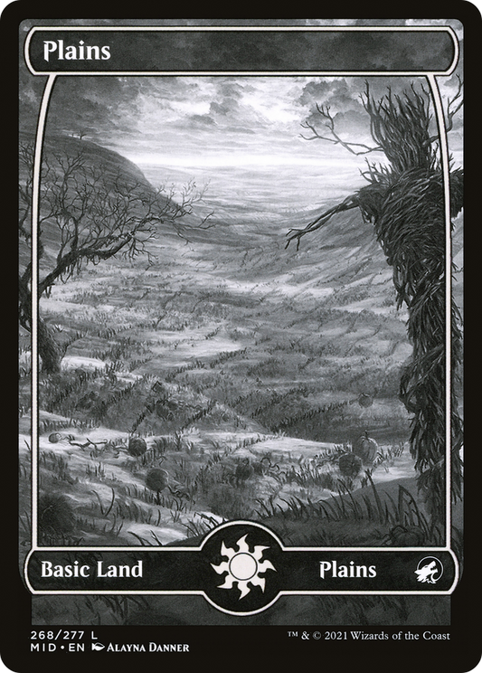 Plains (MID-268) - Innistrad: Midnight Hunt: (Full Art, Showcase)