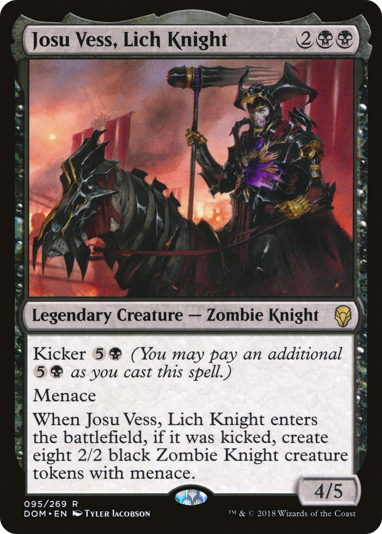 Josu Vess, Lich Knight (DOM-095) - Dominaria