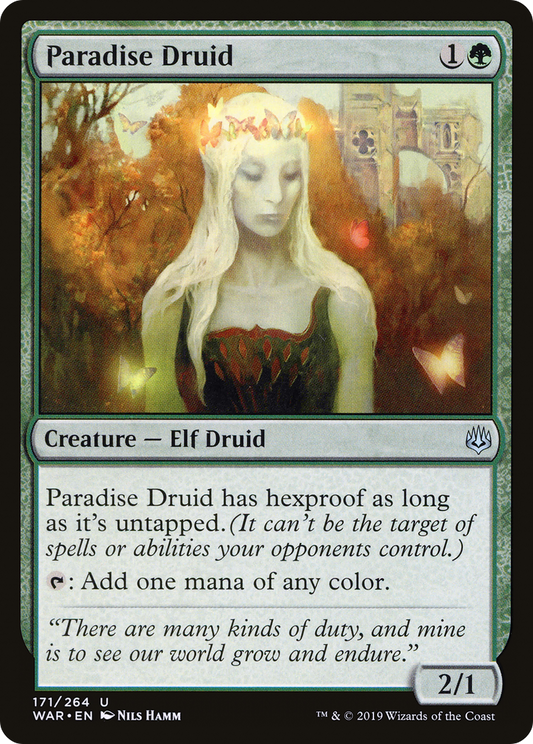 Paradise Druid (WAR-171) - War of the Spark Foil