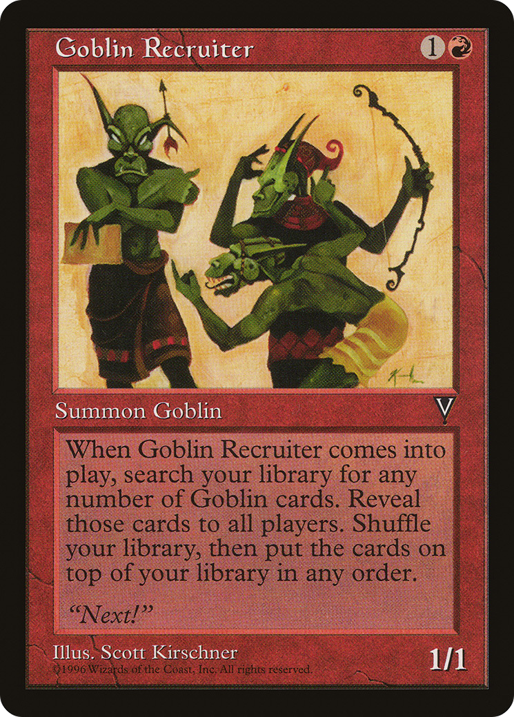 Goblin Recruiter (VIS-080) - Visions