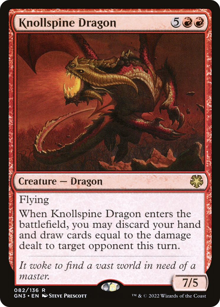 Knollspine Dragon (GN3-082) - Game Night: Free-for-All