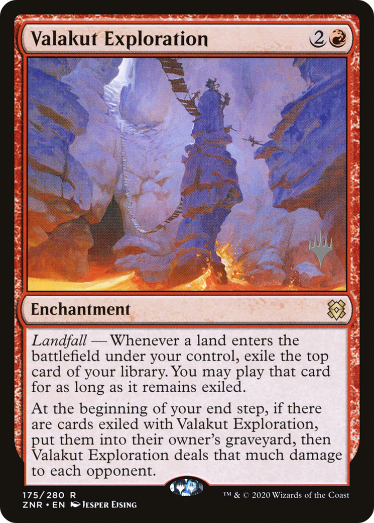 Valakut Exploration (PPZNR-175P) - Zendikar Rising Promos (Promo Pack)