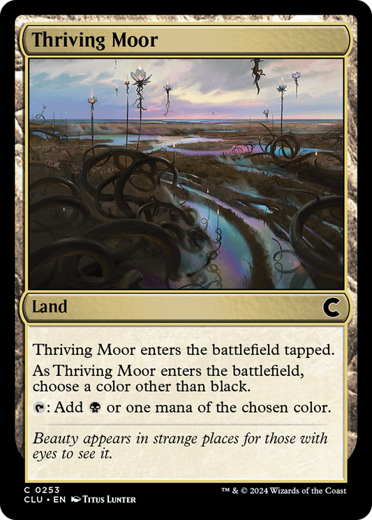 Thriving Moor (CLU-253) - Ravnica: Clue Edition