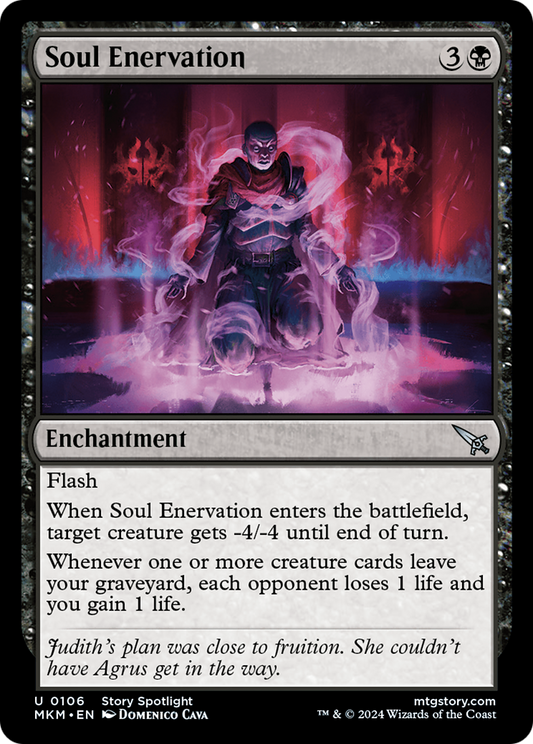 Soul Enervation (MKM-106) - Murders at Karlov Manor Foil