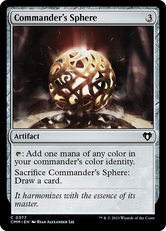 Commander's Sphere (CMM-377) - Commander Masters Foil