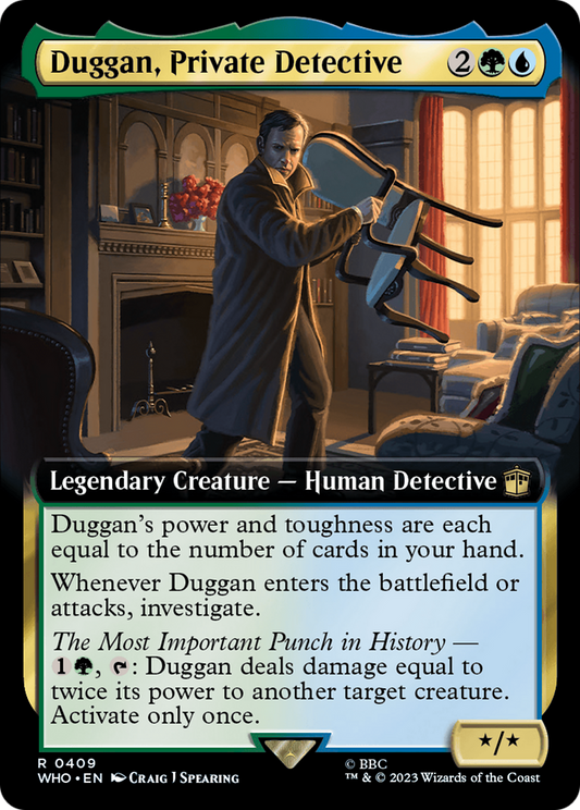 Duggan, Private Detective (Extended Art) (WHO-409) - Doctor Who: (Extended Art)
