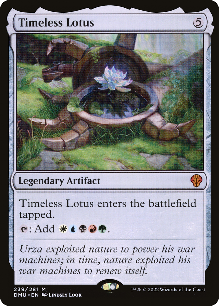 Timeless Lotus (DMU-239) - Dominaria United Foil