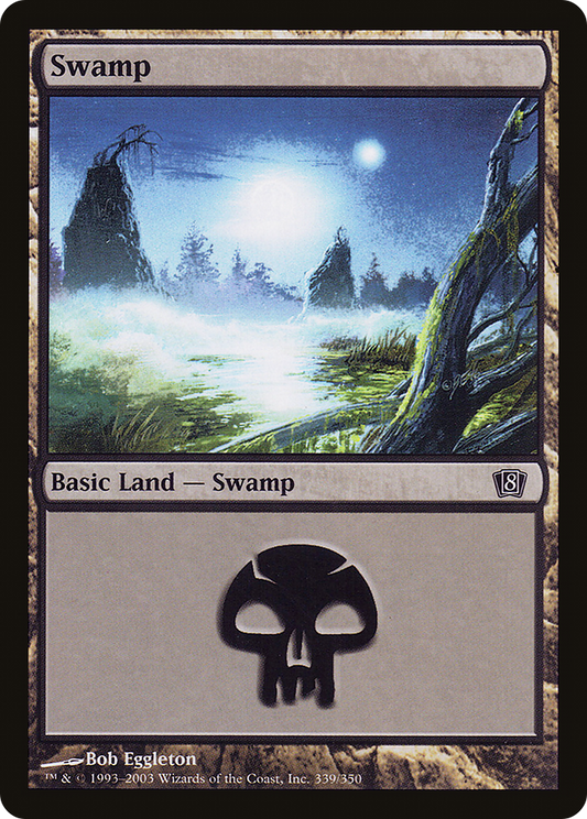 Swamp (8ED-339★) - Eighth Edition Foil