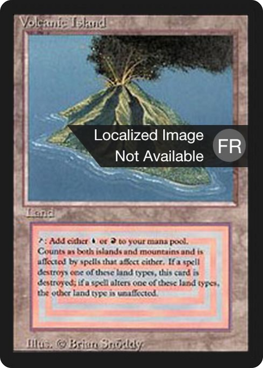 Volcanic Island (FBB-291) - Foreign Black Border