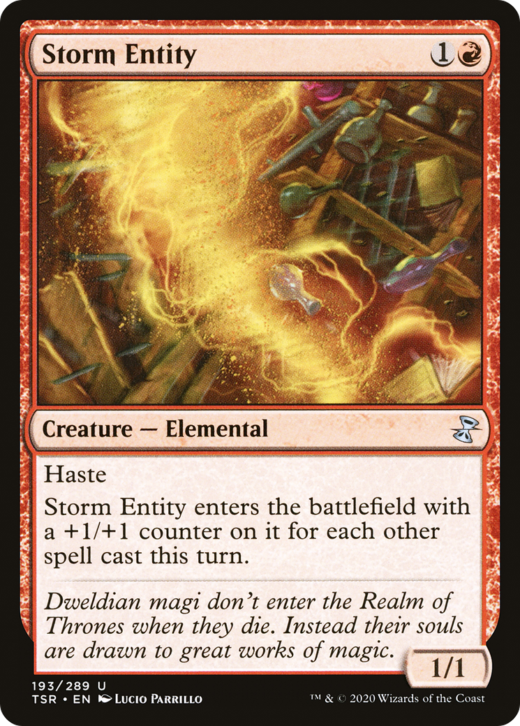 Storm Entity (TSR-193) - Time Spiral Remastered Foil