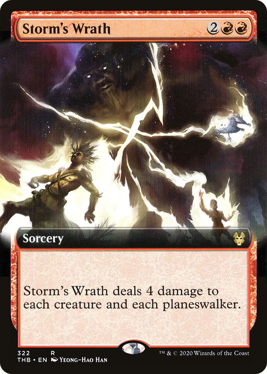 Storm's Wrath (THB-322) - Theros Beyond Death: (Extended Art)