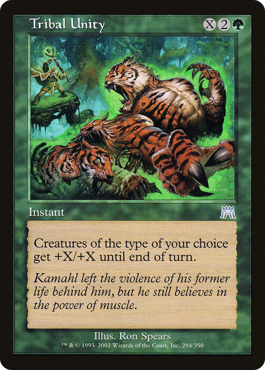 Tribal Unity (ONS-294) - Onslaught Foil