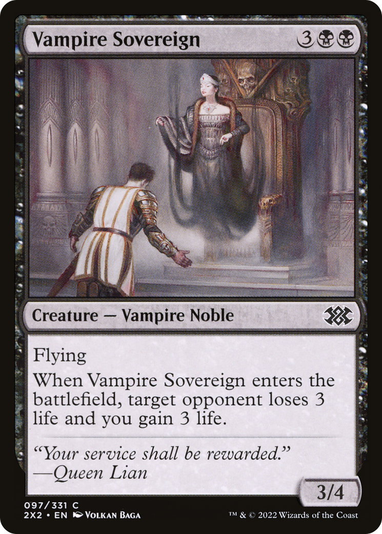 Vampire Sovereign (2X2-097) - Double Masters 2022