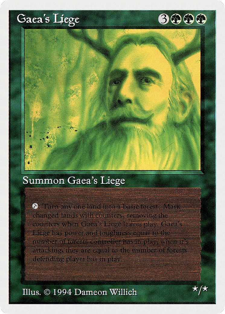 Gaea's Liege (SUM-198) - Summer Magic / Edgar